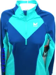 Mission Women's Vaporactive Stamina Lightweight 1/4 Zip Long Sleeve Shirt Sz XS