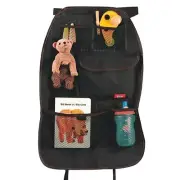Diono Stow 'n Go Car Back Seat Organizer for Kids, Kick Mat Back Seat Protector