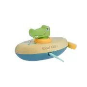 Kaper Kidz 13cm Animal Canoe Pull String Crocodile Kids Fun Water Bath Toy 2y+