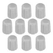 10pcs,D type 6mm Potentiometer Control Knobs For Guitar Volume Tone Knobs Grey