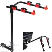 2 Bike Bicycle Rack Steel Hitch Carrier Holder 1-1/4" 2" Trailer Hitch Receivers