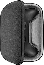 Geekria Controller Travel Case Compatible with Xbox One, Series X/S, Hard Shell Carrying Bag, Protective Storage with Internal Mesh Pocket for Charging Cable (Dark Gray)