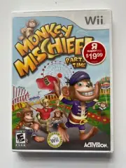 Monkey Mischief Party Time Nintendo Wii, 2008 New Factory Sealed OOP Activision