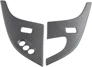 Car Seat Pads for Corvette C6 2005-2013 Child Lock Panel Carbon Fiber 2-Piece Set