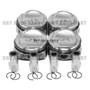 For AUDI A3 A4 A5 TT VW Golf Passat CC 1.8TSI 4x Pistons & Rings 82.5mm Φ21mm (for: Audi)