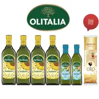 在飛比找momo購物網優惠-【Olitalia 奧利塔】葵花油1000mlx4瓶+玄米油