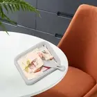 Rolled Ice Cream Maker with 2 Scrapers Easy to Clean Tray Ice Cream Machine