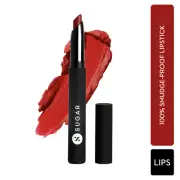 SUGAR Matte Attack Transferproof Lipstick -02 Red Zeppelin (Chilli Red) (2g)