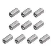 10pcs Wire Thread Inserts 1/4-20 UNC 3D Helical Threaded Sleeve Thread Repair