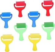 Small Paint Roller Kit 8-Piece Sponge Rollers for Boys and Girls Safe Easy to Grip Promotes Artistic Development
