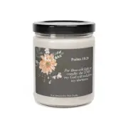 Inspirational Scented Soy Candle Christian Custom Gift Candle with Scripture