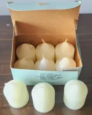 Partylite White Gardenia Truffle Scented Votive Candles Set Of 8 All New
