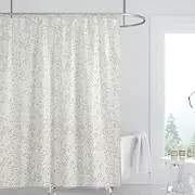 Shower Curtain for Bathroom,Elegant Floral Fabric Cloth Shower Curtains for Morden Bathroom Decor,Fabric Waterproof Bathroom Curtain with 12 Hooks,180 x 180 cm (Natalie Sage)