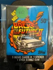 1989 TOPPS BACK TO THE FUTURE 2 Sealed Wax Pack (1 Sealed Pack)