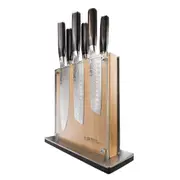 Baccarat Damashiro EMPEROR Shi Knife Block 7 Piece - Robins Kitchen