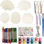 Wind Chimes Making Kit,Wind Chimes Making Supplies | Handmade Painting Hedgehog Pendant Set for School Supply