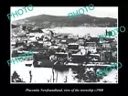 OLD POSTCARD SIZE PHOTO OF PLACENTIA NOVA SCOTIA VIEW OF THE TOWN c1900 3