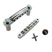 Wilkinson Tune-O-Matic Bridge w/ M4 Posts + Tailpiece Gibson Les Paul, Chrome