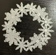Snowflake Wreath Snow Metal Cutting Die Card Scrapbook Journal Cards #5117