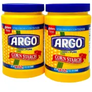 Argo 100% Pure Corn Starch, 16 Oz, 2 pack