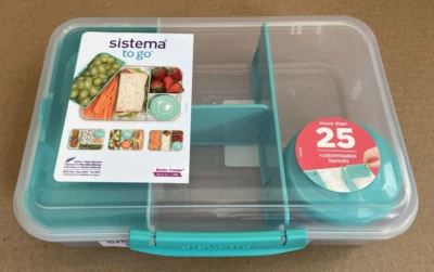 Sistema To Go 1.48L Bento Create To Go Teal *NEW*