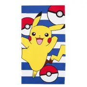 Pokemon Beach Towel 70x150cm Lightweight Microfiber Towel for Kids and Adults Quick-Dry & Absorbent
