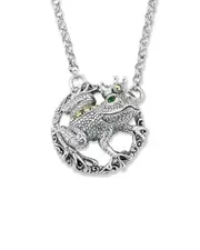Samuel B. Silver & 18K Tsavorite Necklace