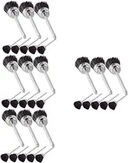 Baluue Sets Nail Drill Bits Cleaner Extend Life of Nail Drills Quick Easy Cleaning Brush for Salon Supplies Pcs