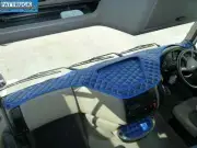 DASH MAT-BLUE ECO LEATHER FITS DAF XF 105