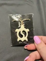 Buffalo Bone Turtle Shaped Men’s Necklace