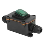 4 Pin 2 Position Inline Cord Switch With Rocker Button IP65 Waterproof On New