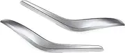 PTPUWQWZT Car Interior Door Handle Outer Cover Replacement Inner Doors Panel Handle Bar Pull Trim Cover Fit for BMW X1 E84 Inner Door Handle(Silver)