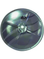 Britax Mirror Head Spotter Style Metl Black Housing W/Tubular Bracket (MI1027)
