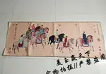 古玩字畫收藏 織錦布畫 刺繡禮品 虢國夫人游春圖 家居裝飾掛畫