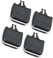 DEMULAX Car Front Dash AC Vent Grille Outlet Tab Clip Slider Knob, for Boxster, for Cayman 981 2013-2020, for Carrera, 991 Car Air Vent Clip(Black Rear Right)