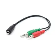 3.5mm Sound Adapter Y Splitter 3.5mm Cable Headsets 2 Female to 1 Male for
