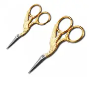 [Victorinox] Gold-Plated Stork Embroidery Scissor - 9cm