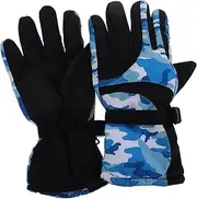 [GOOHOCHY] Men's Winter Cycling Gloves Touchscreen Waterproof Windproof and Warm for Snowboarding