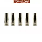 5pcs Cylindrical Nozzle 145.0041 15AK Euro Mig Gun MB15 MIG Torch For Binze