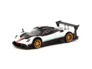 1:64 Pagani Zonda R -- Bianco Benny (Black/White) -- Tarmac Works