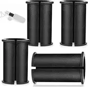Boao 4 Pcs Microphone Mount Rubber Spacer Tube Compatible with Sony Camcorder Rode NTG Shotgun Microphone Fx3 Mic Shock Mount Sleeve