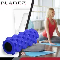 在飛比找PChome24h購物優惠-【BLADEZ】深層狼牙棒按摩滾筒-短版-藍色