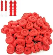 Caulk Caps Sealer Caulk Saving Caps Nozzle Protective Cover Red Caulk Caps for Sealing and Preserving Open Caulking Tube