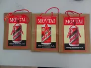 CHINA CHINESE KWEICHOW Moutai empty paper shopping bags 3 pc