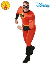 Mr Incredible 2 Deluxe Costume - Mens - Standard