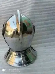 Medieval Close Helmet Knight Armor Steel Battle 20Gauge Steel LARP Reenactment