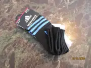 GIRL'S ADIDAS SUPERLITE ASSORTED COLORS NO SHOW SOCKS SHOE SIZE 2Y-5Y 6 Pairs