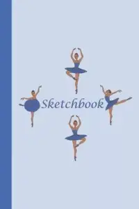 在飛比找博客來優惠-Sketchbook: Ballerinas (Blue) 
