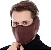 [Generic] Earmuffs Warm Earmuffs Winter Two-in- Earmuffs Warm Mask Dust-proof Cold-proof Riding 1PC Ear Muff Wrap Band Ear Warmer Earlap Accessories Warm Earmuffs
