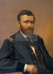 PRESIDENT ULYSSES S. GRANT CIVIL WAR GENERAL IN UNIFORM PAINTING 5X7 PHOTO